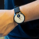 Withings’ Steel HR Sport with its sort of Nike/Apple Watch-style wristband. The leather option looks better.